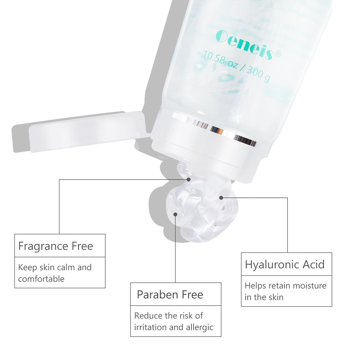 Oeneis Hydrating Microcurrent Conductive Gel with Hyaluronic Acid