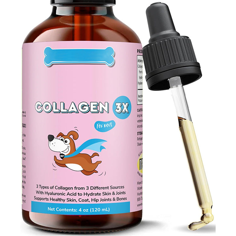 Pet Liquid Collagen Dog and Cat Skin Coat Supplement